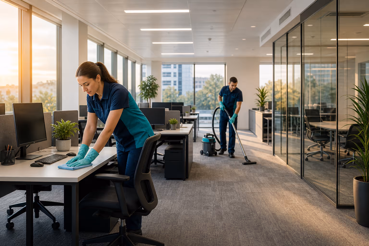 Nettoyage professionnel de bureaux et cabinets