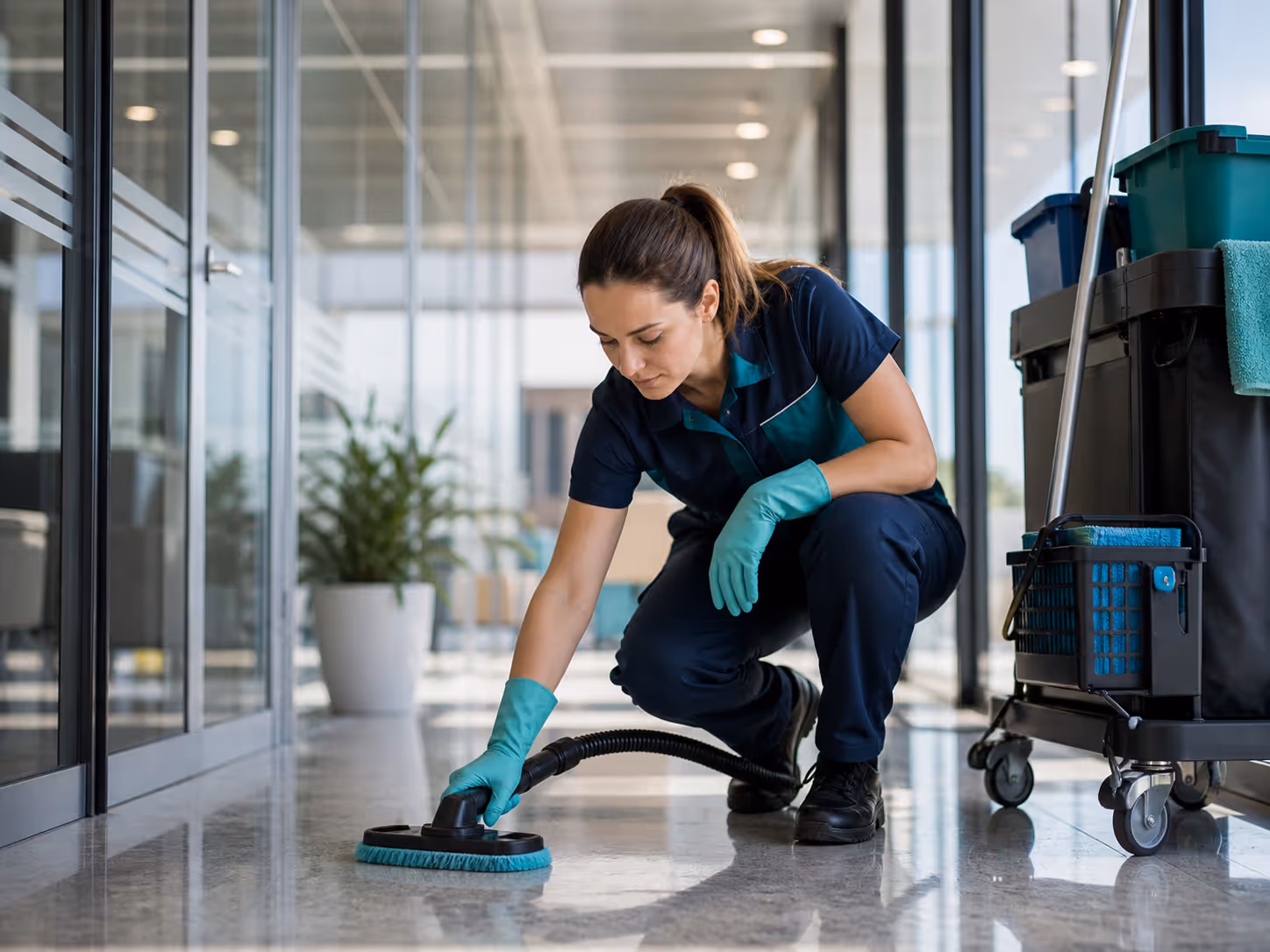 Technicien Proprelio au travail avec un matériel professionnel
